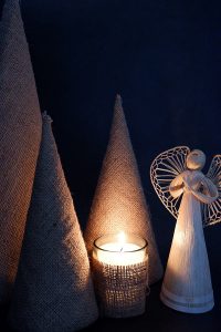 Foto Engel mit Kerzenlicht_